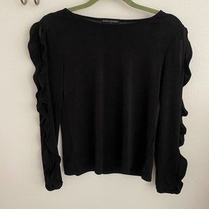 Banana Republic ruffle sleeve long sleeved top XS